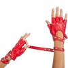 Skeleteen Girls Fingerless Costume Gloves - Red - 3 of 3