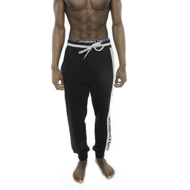 Members Only Men's Jersey Sleep Jogger Pant Cotton Comfortable & Relaxed Fit with Two Waist Pockets, 1 of 4