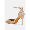 Wanda Pearls & Sequins Embellished Stiletto Women Sandals - 3 of 4