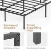 homfan Bed Frame Heavy Duty Steel Slat Mattress Foundation, No Box Spring Needed, Easy To Assemble, Noise Free - 4 of 4