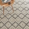 Annie Selke - Dash & Albert Diamond Cove Black Hand Tufted Wool Rug - 4 of 4