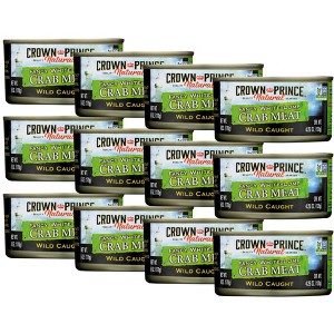 Crown Prince Natural Fancy White Lump Crab Meat - Case of 12/6 oz - 1 of 4