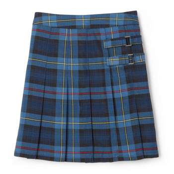 French Toast School Uniform Girls Plaid Pleated Two-Tab Scooter