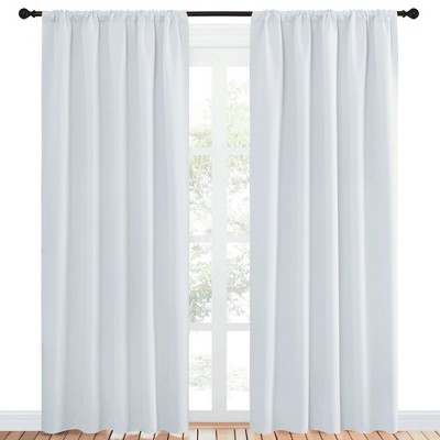NICETOWN Blackout Curtains Rod Pocket Thermal Insulated Privacy Drapes (2 Panels)