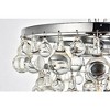 Elegant Lighting Kora Collection Pendant D13 H10.9 Lt:3 Chrome Finish - 4 of 4