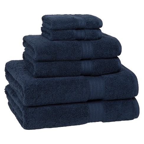 Superior 6-Piece Cotton Towel Set, Includes 2 Bath Towels and 4 Hand  Towels, Daily Use for Bathroom, Guest Bath, Quick Dry, Ribbed,  Ultra-Absorbent