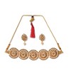 SOHI Women's Gold Gold Plated Designer Stone Jewellery Set - 2 of 4