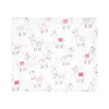 Hudson Baby Infant Girl Cotton Muslin Swaddle Blankets, Pink Llama, 3-Pack - 3 of 4