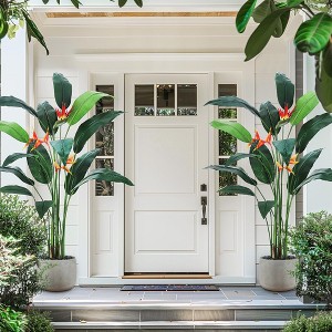 Artificial Bird of Paradise Plant 6FT(72in) Fake Palm Tree - 1 of 4