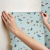 Rifle Paper Co. Butterfly House Light Blue Peel and Stick Wallpaper - 3 of 4