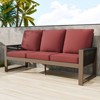 EAGLE PEAK Natural Cedar Patio Furniture, Real Wood Outdoor Furniture Couch 3 Seat Sofa - 2 of 4