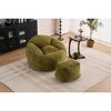 Gulches Foam Bean Bag Chair for Adults/Teens Pre-Filled Lazy Sofa with Ultra Soft Chenille Cover, Indoor and Outdoor Lounge Chair - 2 of 4