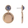 RACHEL Rachel Roy Gold Tone Disc Drop Earrings - 3 of 4