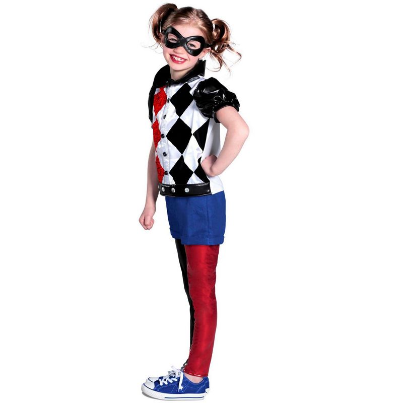Princess Paradise Girls' DC Comics Harley Quinn Premium Costume, 2 of 6