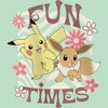 Girl's Pokemon Pikachu and Eevee Fun Times T-Shirt - image 2 of 4