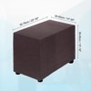 Unique Bargains Polyester Rectangular Stretchy Elastic Stool Cover - 2 of 4