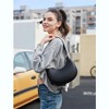 Paaaawaters Crescent Shoulder Bags for Women Cute Hobo Tote Handbag Under the Arm Purses Mini Clutch Purse with Zipper - 3 of 4