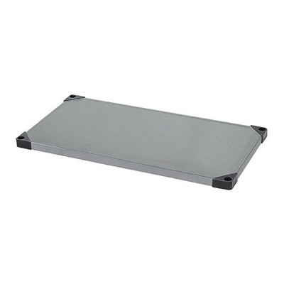 Quantum Storage Systems Shelf, Solid, 42"W X 24"D, 300 - 600 Lb. Capacity, Double Hemmed Perimeter With Marine Edge, 304 Stainless Steel, Nsf