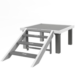 Wooden Dog Training Place Board, Dog Training Platform with Ladder, Pet Agility System for Indoor Outdoor - 1 of 4