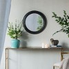 Circle Wall Mirror With Wooden Black Frame, Farmhouse Decorative Wall Mirrors,Round Hallway Mirror,Antiqued Classic Accent Mirror-The Pop Home - 4 of 4