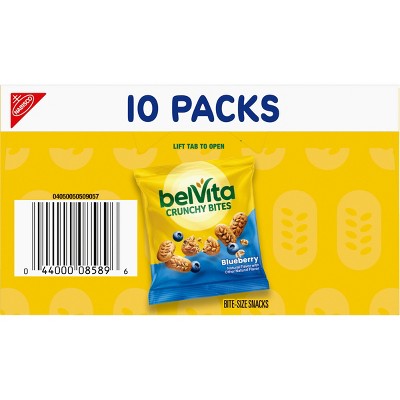 belVita Cookies Crunchy Bites Blueberry - 10oz/10ct