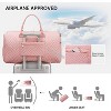 Travel Duffle Bag with Shoe Compartment & Toiletry Bag, Weekender Overnight Carry-On for Women, Gym & Hospital Bag - 3 of 4