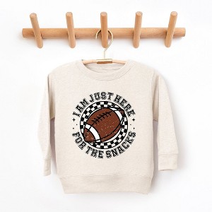 The Juniper Shop I Am Just Here For The Snacks Youth Ultra-Soft Graphic Sweatshirt - 1 of 3
