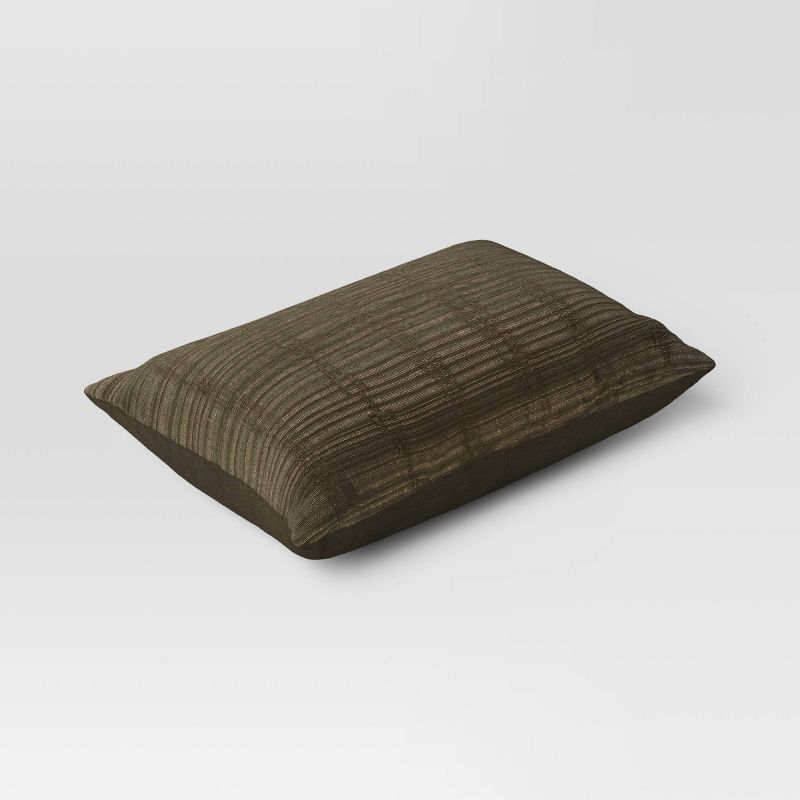 Cotton Dobby Striped Square Throw Pillow - Threshold™, 4 of 6
