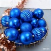 COZONY 34 Pcs Shatterproof Christmas Ball Ornament Set, Xmas Tree Hanging Decor for Holiday Wedding - 2 of 4