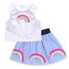 Sophia’s Rainbow Shirt and Striped Skirt for 18" Dolls, Multicolor - 2 of 4