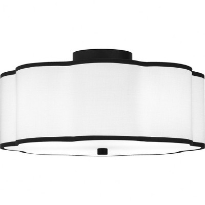Quoizel Lighting 4 - Light Semi-Flush Mount in  Matte Black
