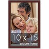 PosterPalooza | Photo Size Classic Modern Brown Frame - UV Acrylic, Foam Board Backing, Hanging Hardware - 3 of 4