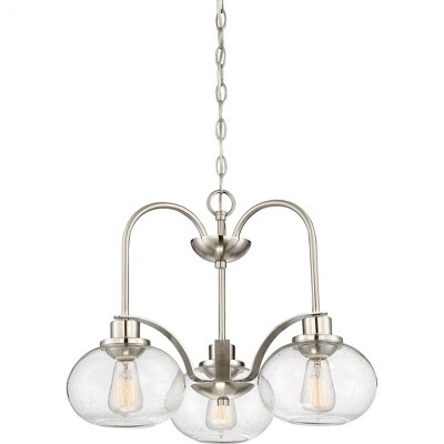 Quoizel Lighting Trilogy 3 - Light Chandelier in  Brushed Nickel