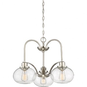 Quoizel Lighting Trilogy 3 - Light Chandelier in  Brushed Nickel - 1 of 2