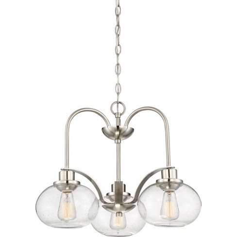 Quoizel Lighting Trilogy 3 - Light Chandelier in  Brushed Nickel - image 1 of 2