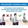 Mount-It! Extra Long Monitor Desk Riser, Desktop Organizer for Double Computer Screens, Laptops, Desktops, TVs, 39 Inches Extra Wide, 44 Lbs. Capacity - 4 of 4