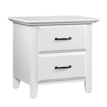 Oxford Baby Willowbrook 2-Drawer Nightstand - White