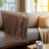 Unique Bargains Blanket Simple Coral Fleece 39"x28" - 4 of 4
