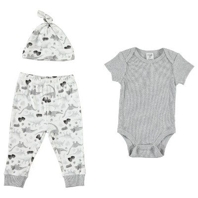 Chick Pea Gender Neutral Baby Clothes Layette Set Footless Sleep And ...