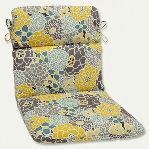 Outdoor Round Edge Full Seat Cushion - Lois - Pillow Perfect - 1 of 3