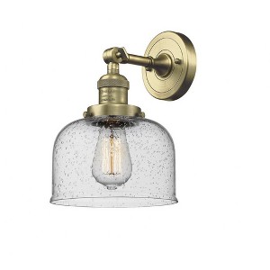 Bell - 1 Light Wall Sconce In Industrial Style-12 Inches Tall and 8 Inches Wide - 1 of 1