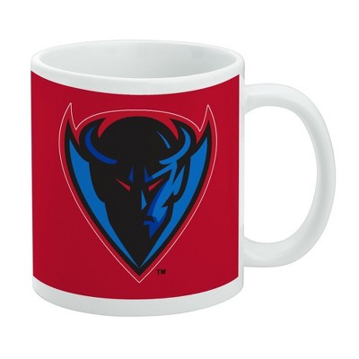 DePaul Secondary Logo Ceramic Coffee Mug Novelty Gift Mugs for Coffee Tea and Hot Drinks 11oz White