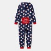 PATPAT Family Pajamas Matching Christmas Allover Blue Snowman Print Family Matching Pjs for Family Couples For Christams Party Eve - 2 of 4
