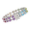Ross-Simons 14.70-17.10 ct. t.w. Multi-Gemstone Bracelet in Sterling Silver - 3 of 4
