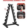 Dumbbell Rack Stand Only, Weight Rack Storage for Home Gym Dumbbells, Rubber Guard Protectors & Non-Slip Base, 800 LB Heavy Duty Steel - 4 of 4