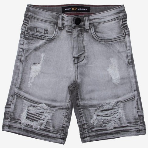 XRay Jeans Boys Slim Fit Washed Biker Denim Shorts – X-RAY JEANS