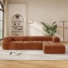 122" Modern L-Shaped Sectional Sofa with Chaise Lounge and High-Density Foam,2-Piece Couch for Living Room-Baofuwish - 2 of 4
