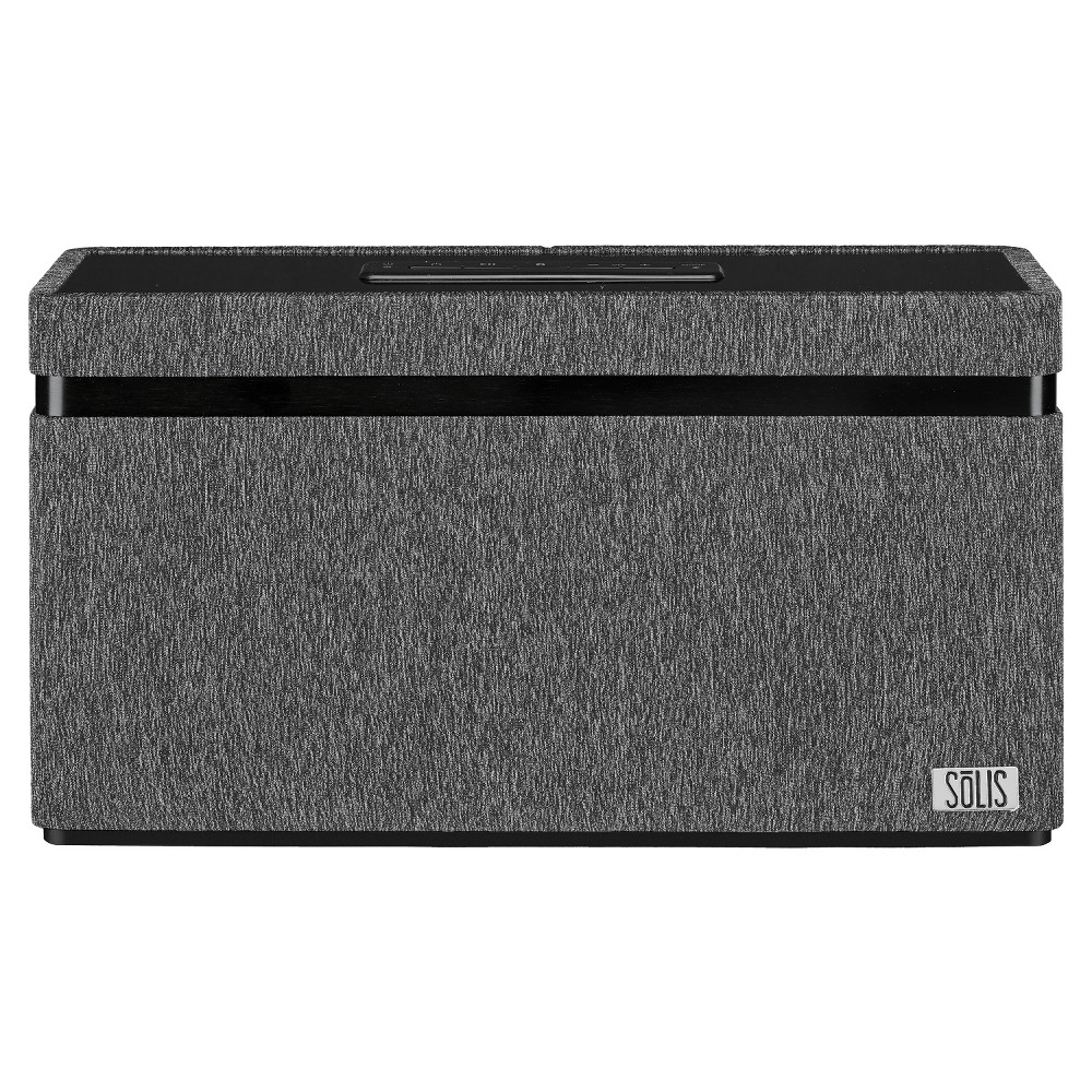 Photos - Speakers Solis Bluetooth/Wi-Fi Stereo Smart Speaker with Chromecast built-in - Gray 