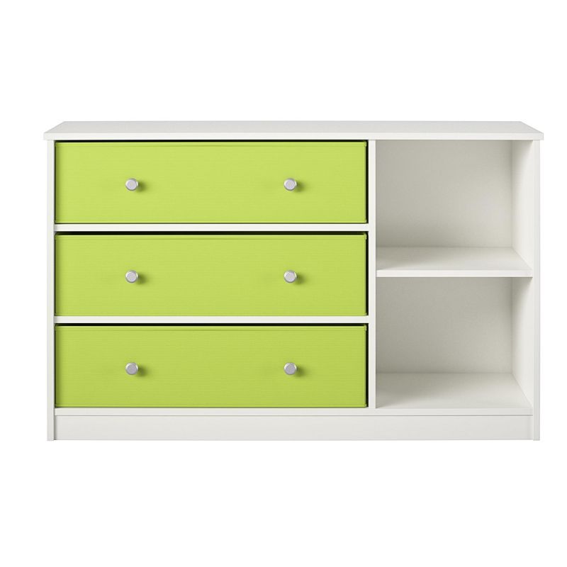 Ameriwood Home Mya Park Wide Dresser with 3 Fabric Bins, 3 of 5