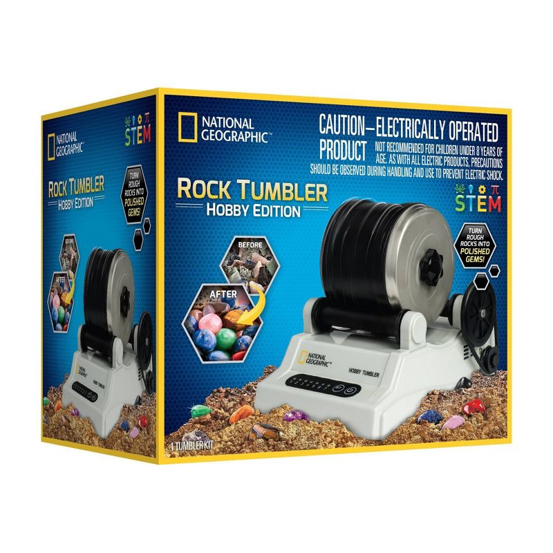 National Geographic Hobby Rock Tumbler Kit, 3 of 7